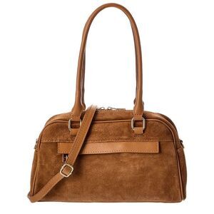 Isabella Rossetti Kiki27 Suede Shoulder Bag, Brown